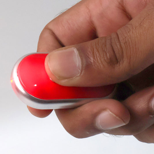 Whistle activated key finder keychain with LED light, view 2