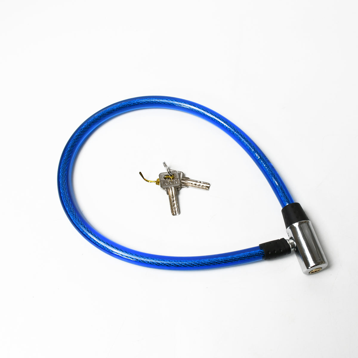 PVC coated multi-purpose key lock for bicycle and motorbike, view 3