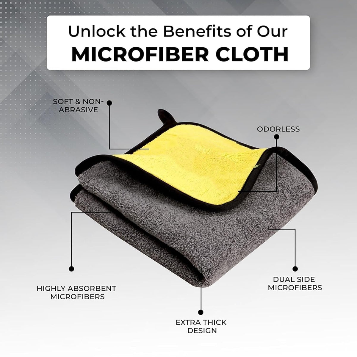 Car cleaning kit with retractable duster, two brushes and microfiber cloth, view 5