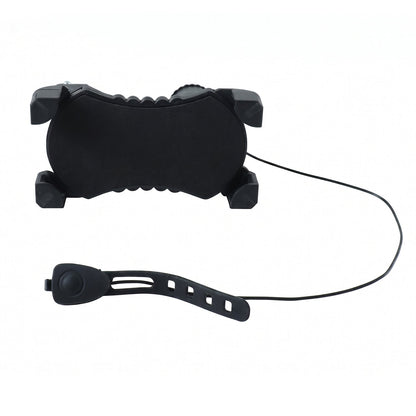 Bicycle handlebar phone holder with built-in horn, view 4