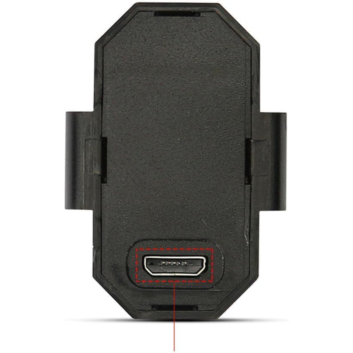 Mini USB rechargeable multi-colour LED strobe light, view 3
