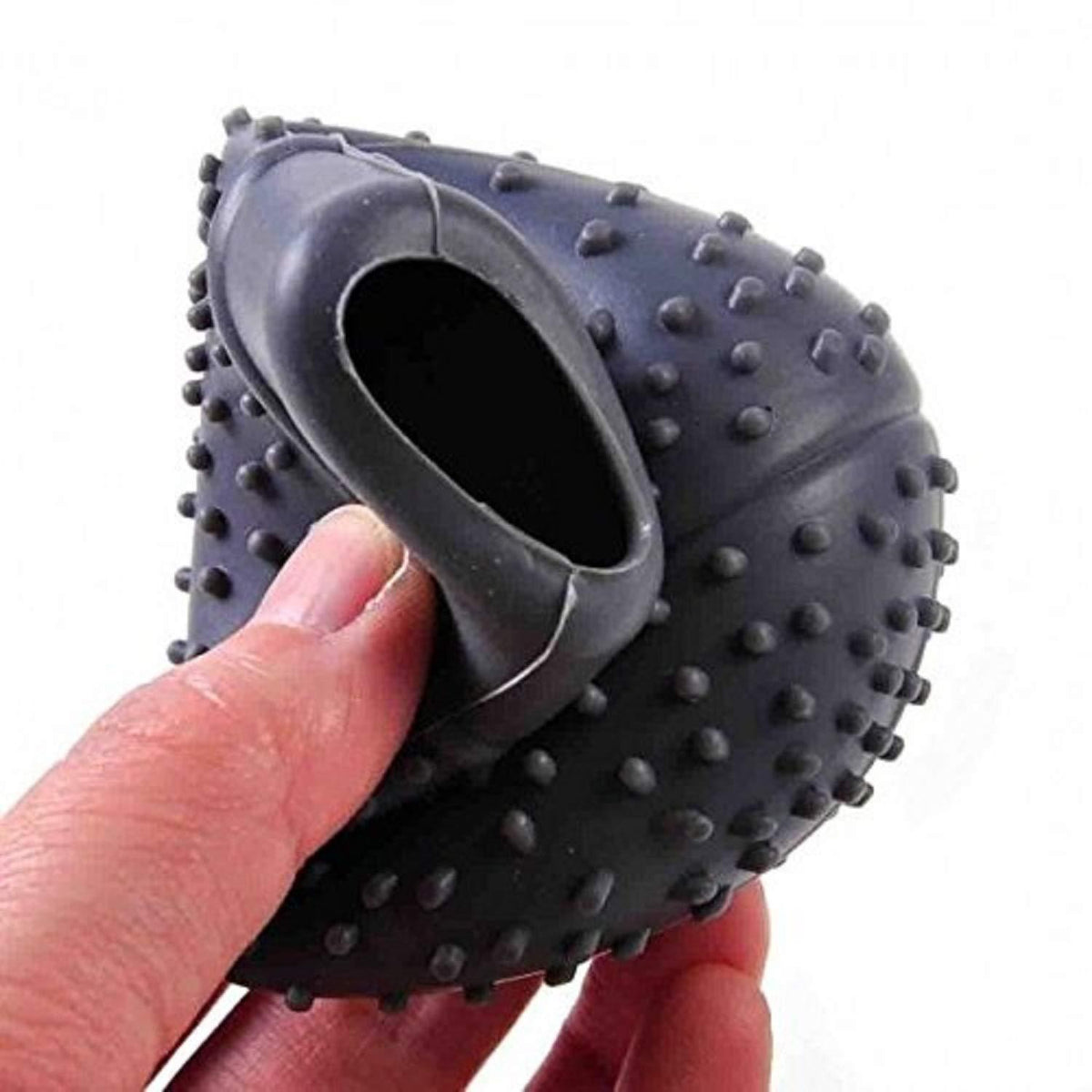Soft silicone cover fitted on a car gear shift knob, view 4