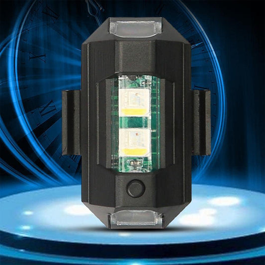 Mini USB rechargeable multi-colour LED strobe light