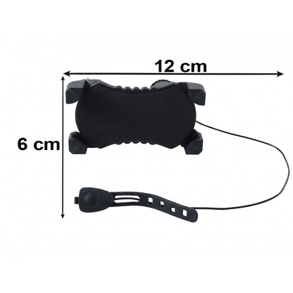 Bicycle handlebar phone holder with built-in horn, view 5