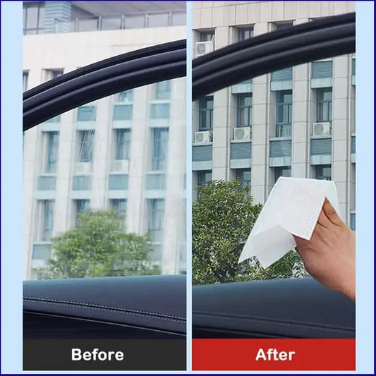 Pack of 80 car dashboard and leather cleaning wipes with flip lid