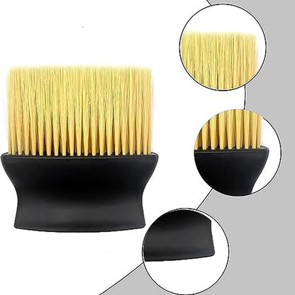 Soft long-bristle brush cleaning a car AC vent, view 5