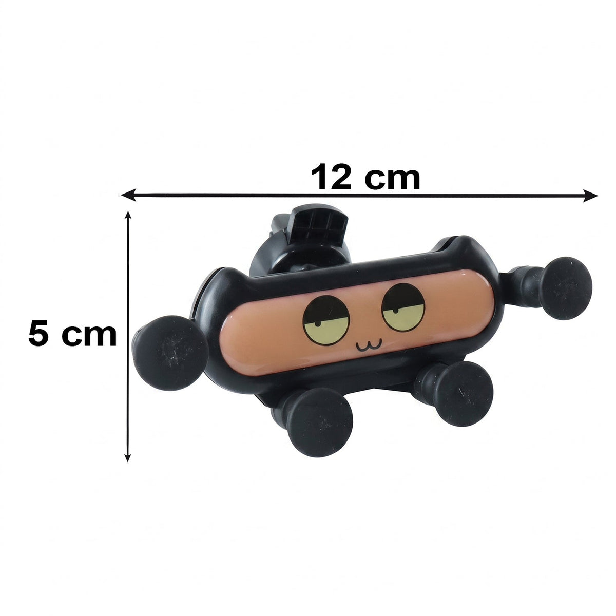 Cute decorative car phone holder clipped to an air vent, view 5