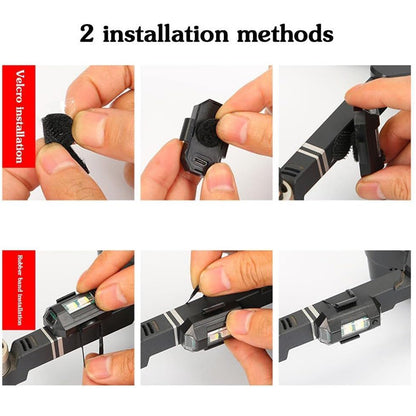 Mini USB rechargeable multi-colour LED strobe light, view 5