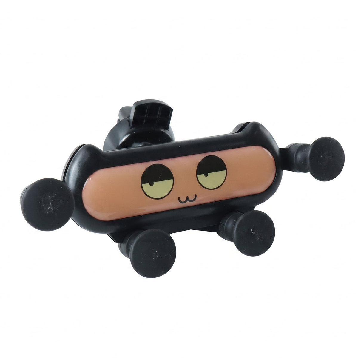 Cute decorative car phone holder clipped to an air vent, view 4