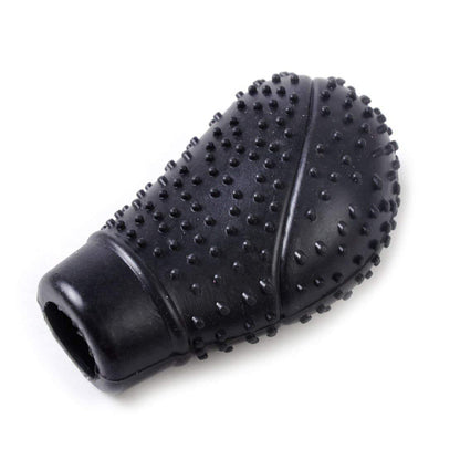 Soft silicone cover fitted on a car gear shift knob, view 6