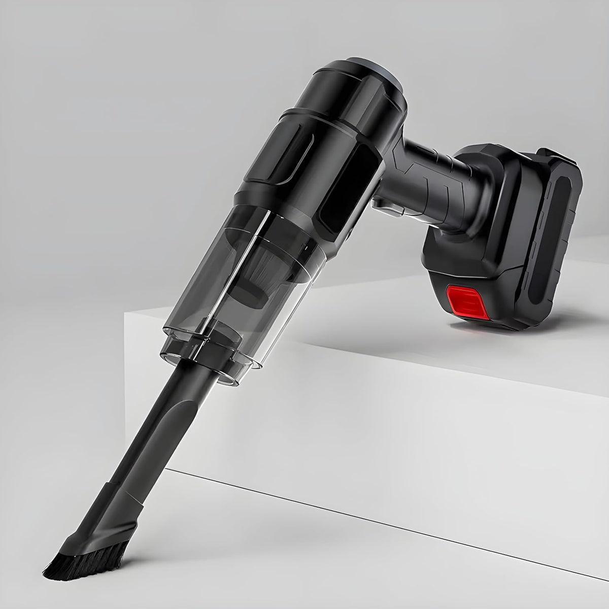 Cordless handheld vacuum cleaner with blower attachment for car and home, view 4