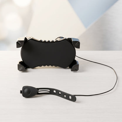 Bicycle handlebar phone holder with built-in horn, view 3