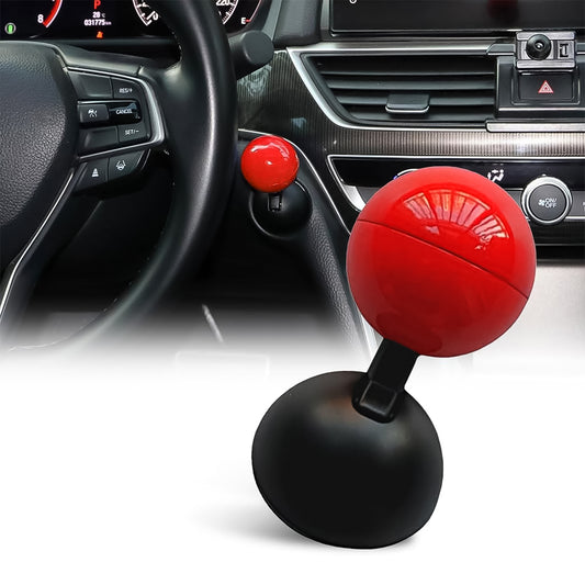 Ball design cover fitted on a car push start engine button